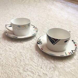 Mikasa “Headline” fine china teacup and saucer set
